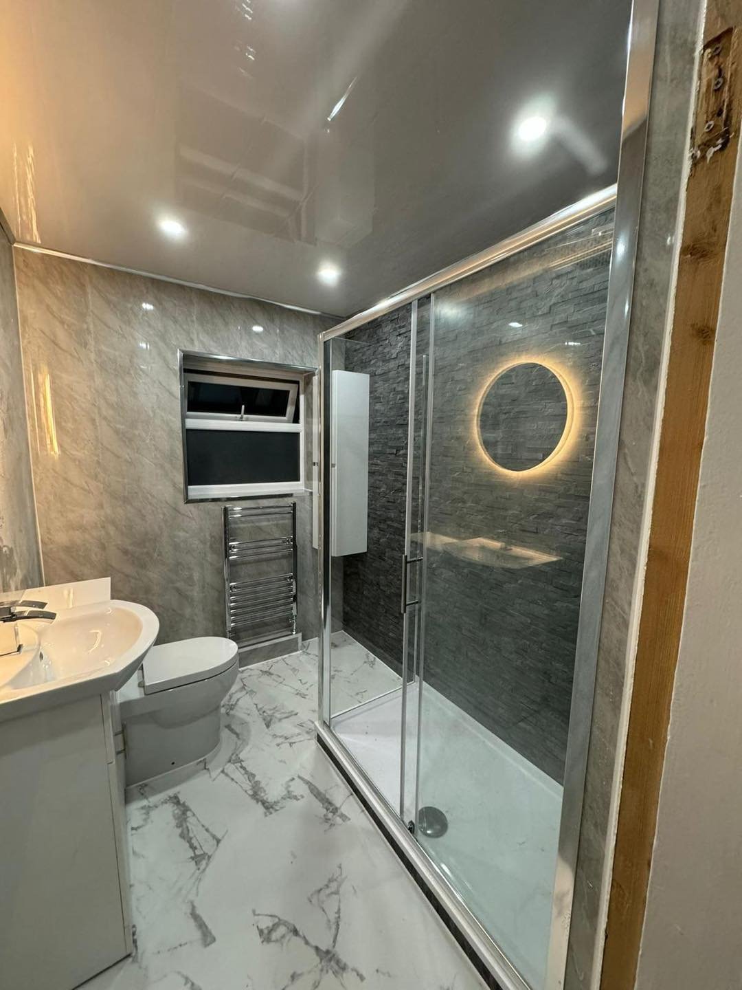 Luxury UPVC completed bathroom renovation project